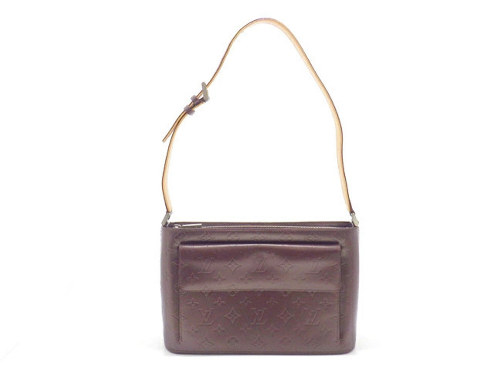 LOUIS VUITTON Alston Shoulder Bag Violet Monogram Mat